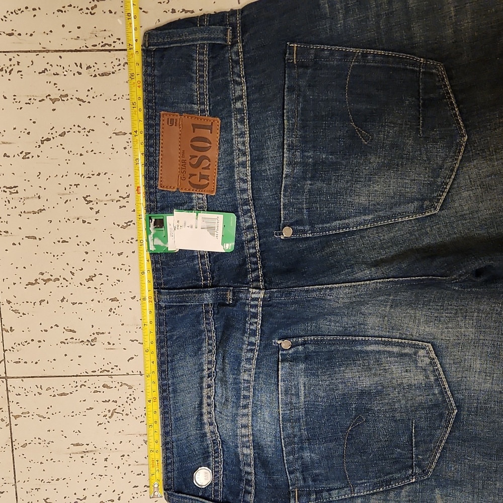 G-Star Raw Dark Blue Wash Ford Loose Fo Womens Straight Leg Baggy Jeans NWT - Picture 12 of 15
